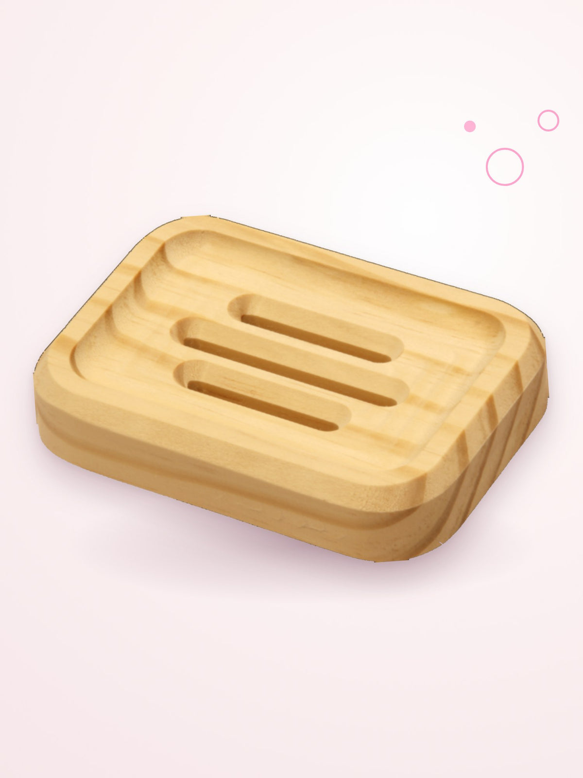 SoapCouch rectangle pine soap dish