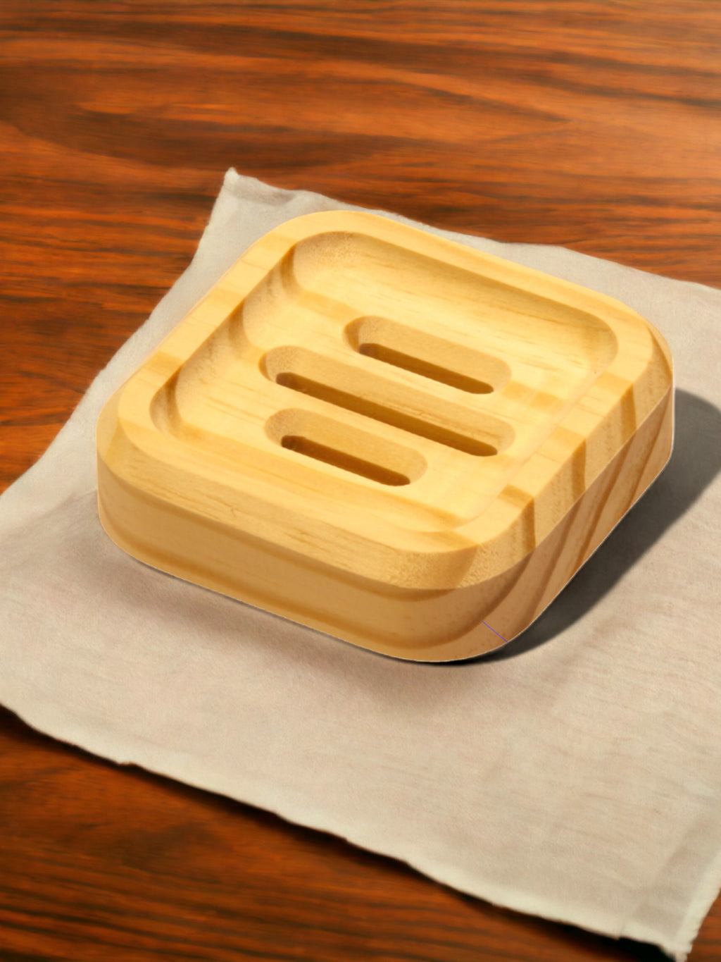 SoapCouch square on a linen cloth